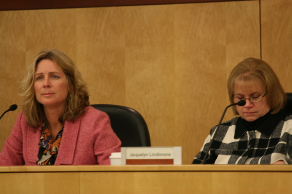 Saline_Mayor_Gretchen_Driskell_Deputy_Clerk_Jacki Lindimore_3-7-11.JPG
